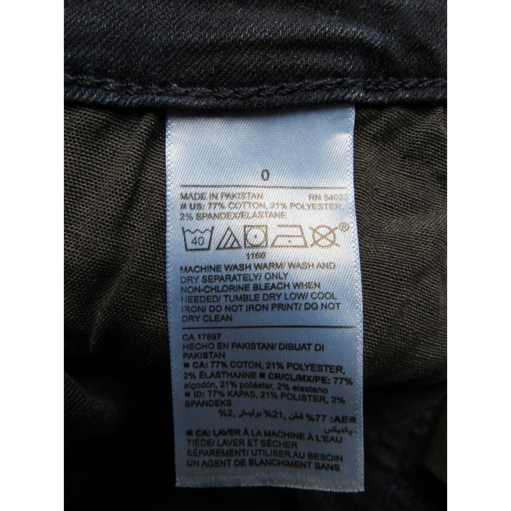 Old Navy Jeans Rockstar Super Skinny High RIse Dark Wash Women's Size 0 - Picture 5 of 6